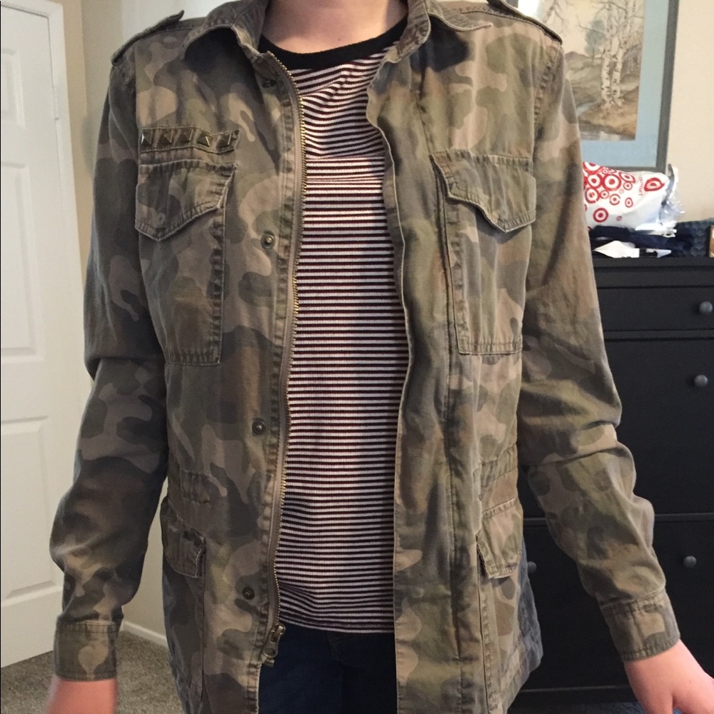 Camouflage jacked, size xs